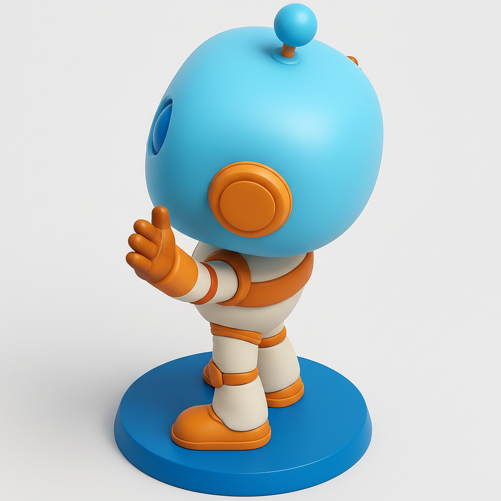 face to 3d model ai-3D portrait printing from photo_3D Print Your Own Cheerful Robot Friend!