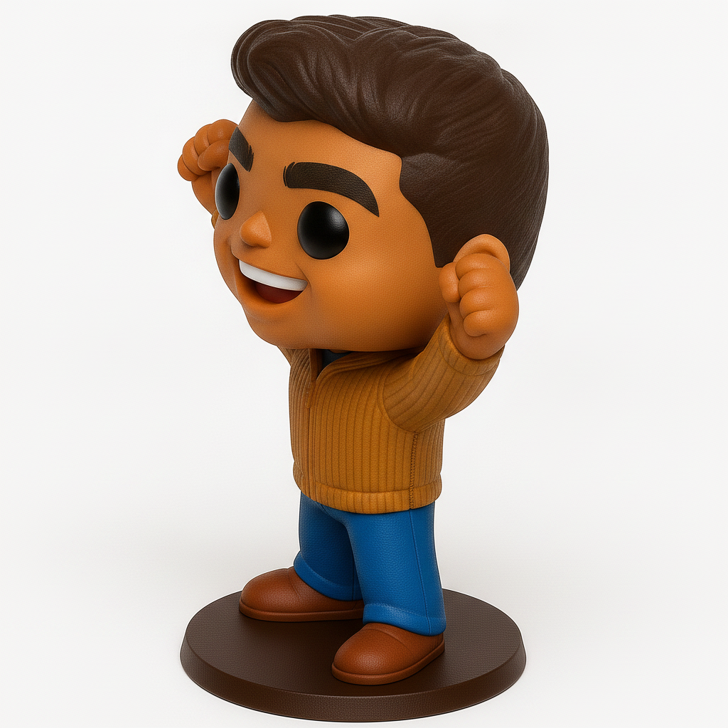 face anatomy 3d model-create 3d face model from photo_Victorious Vibe Funko Pop Style Collectible Figure