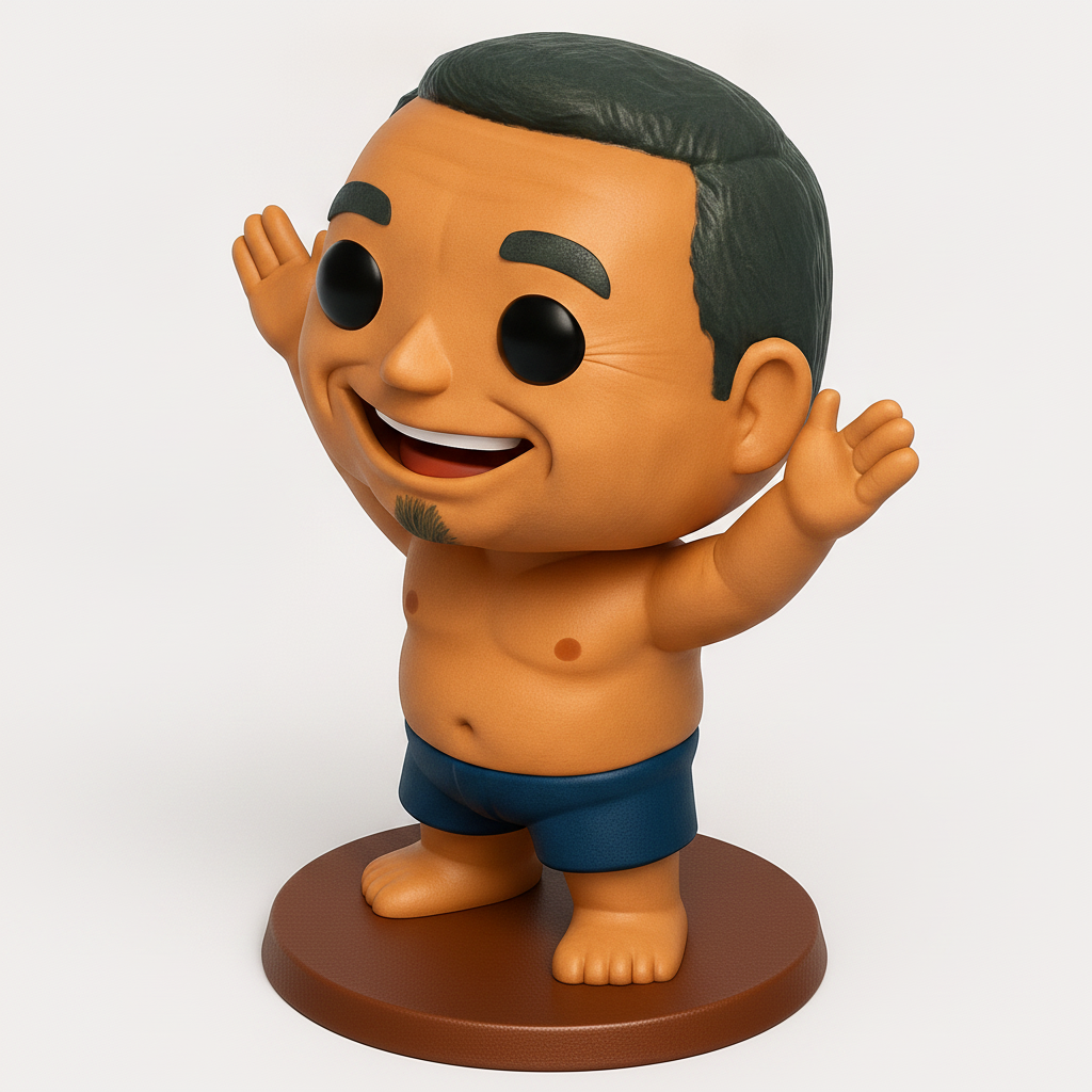 face anatomy 3d model-create 3d face model from photo_Joyful Beach Buddy Figurine: Brighten Your Space!