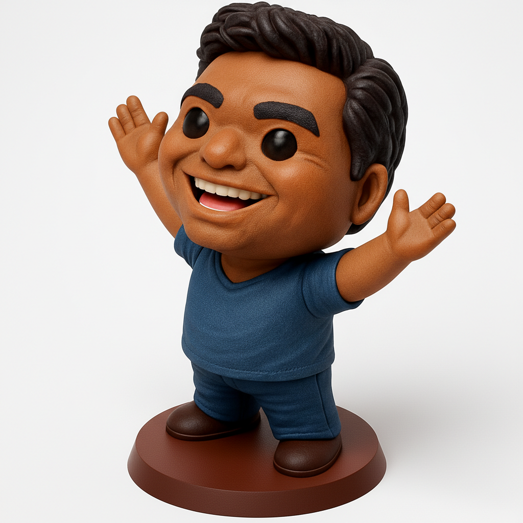 face anatomy 3d model-create 3d face model from photo_Spread Joy: Easy-Print Happy Man Figurine!