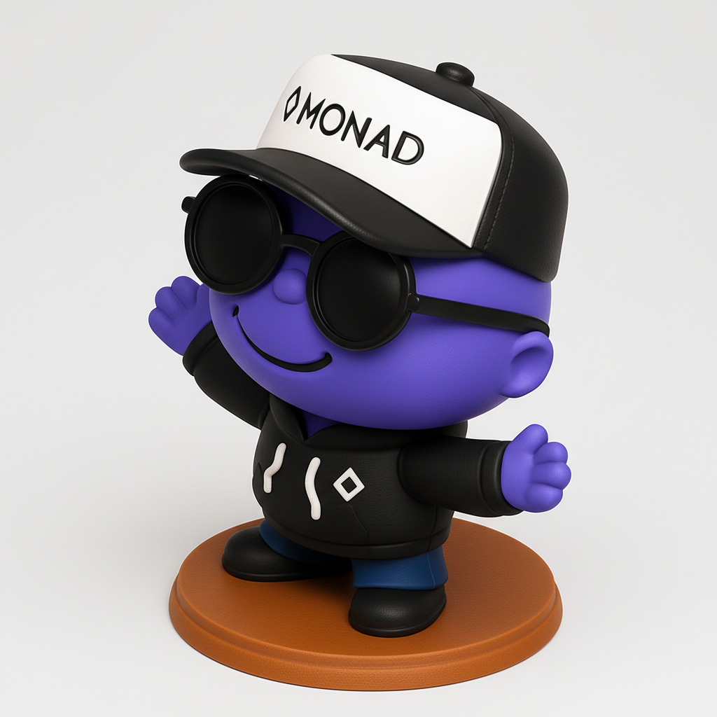 face anatomy 3d model-create 3d face model from photo_Monad Mascot 3D Print: Cool Desk Decor & Collectib