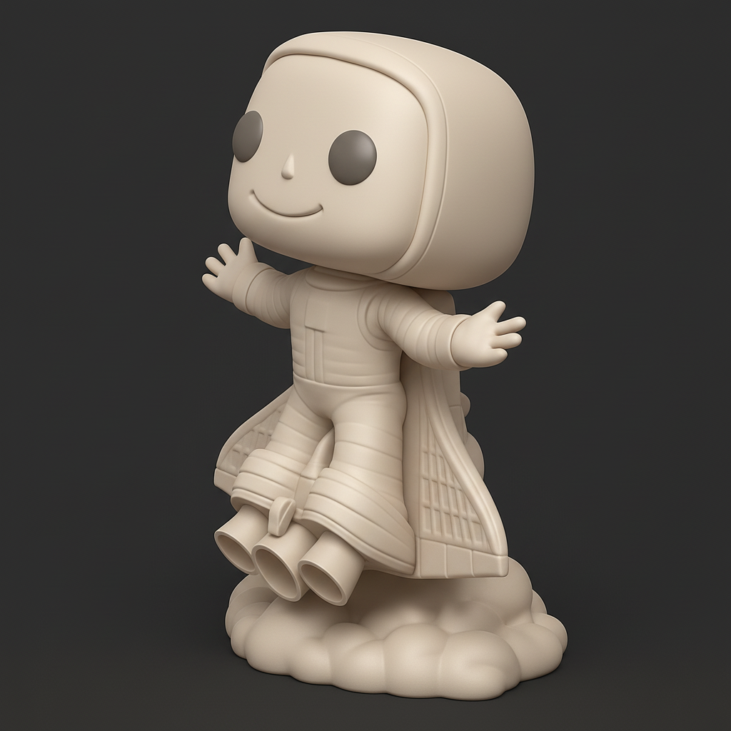 face anatomy 3d model-create 3d face model from photo_Epic Astronaut Launch Pop! Display Figurine