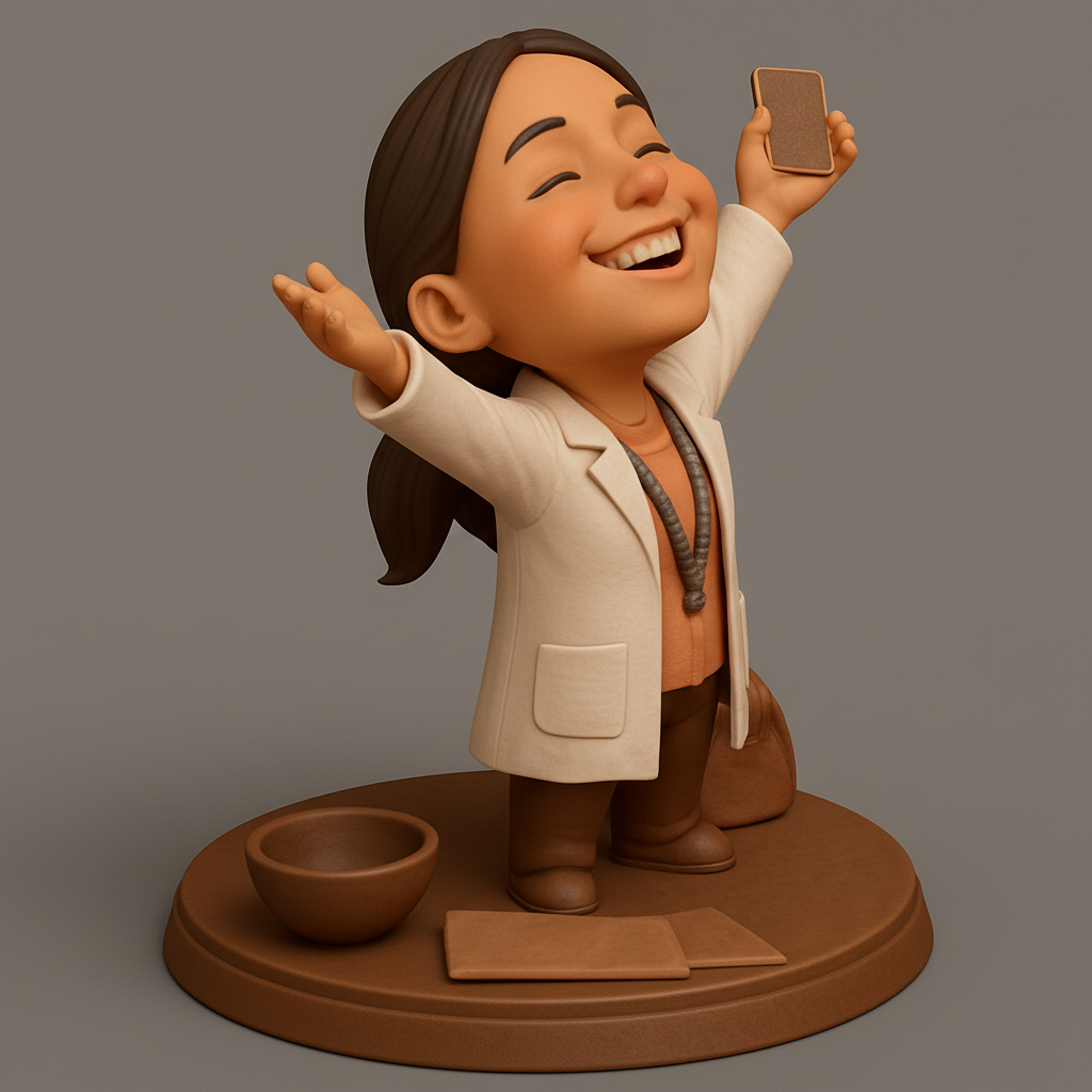 face anatomy 3d model-create 3d face model from photo_Triumphant Doctor Desk Decor: Celebrate Your Wins!