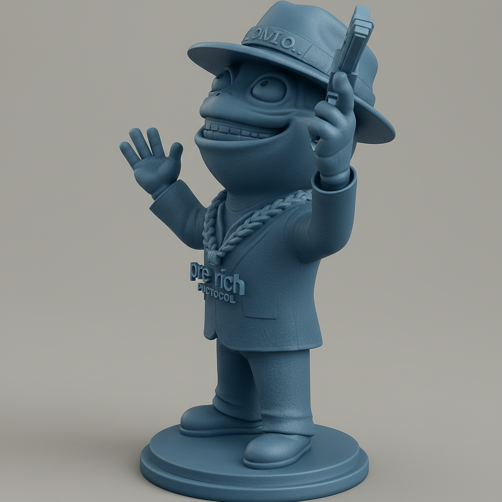 face anatomy 3d model-create 3d face model from photo_Confident Crypto Frog: Pre-Rich Protocol Mascot