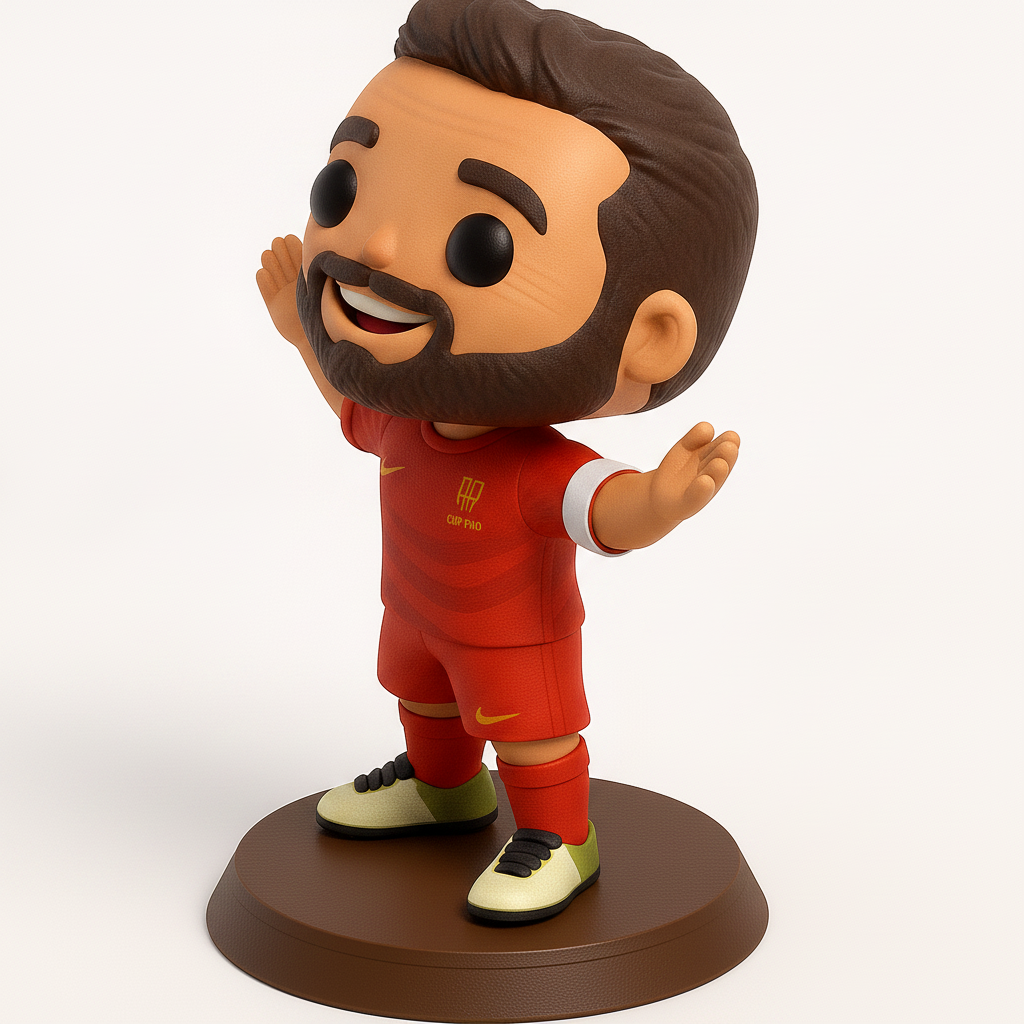 face to 3d model ai-3D portrait printing from photo_Score a Goal with This Chibi Football Player Figurine!