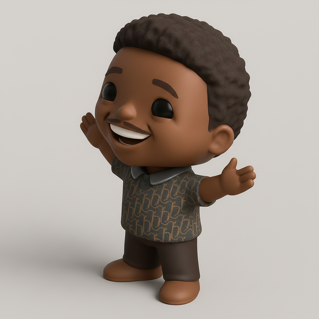 face to 3d model ai-3D portrait printing from photo_Friendly Chibi Character Collectible for Your Shelf