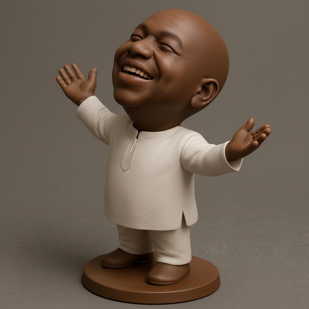 face anatomy 3d model-create 3d face model from photo_Joyful Celebration Figure 3D Print - Pure Happiness!