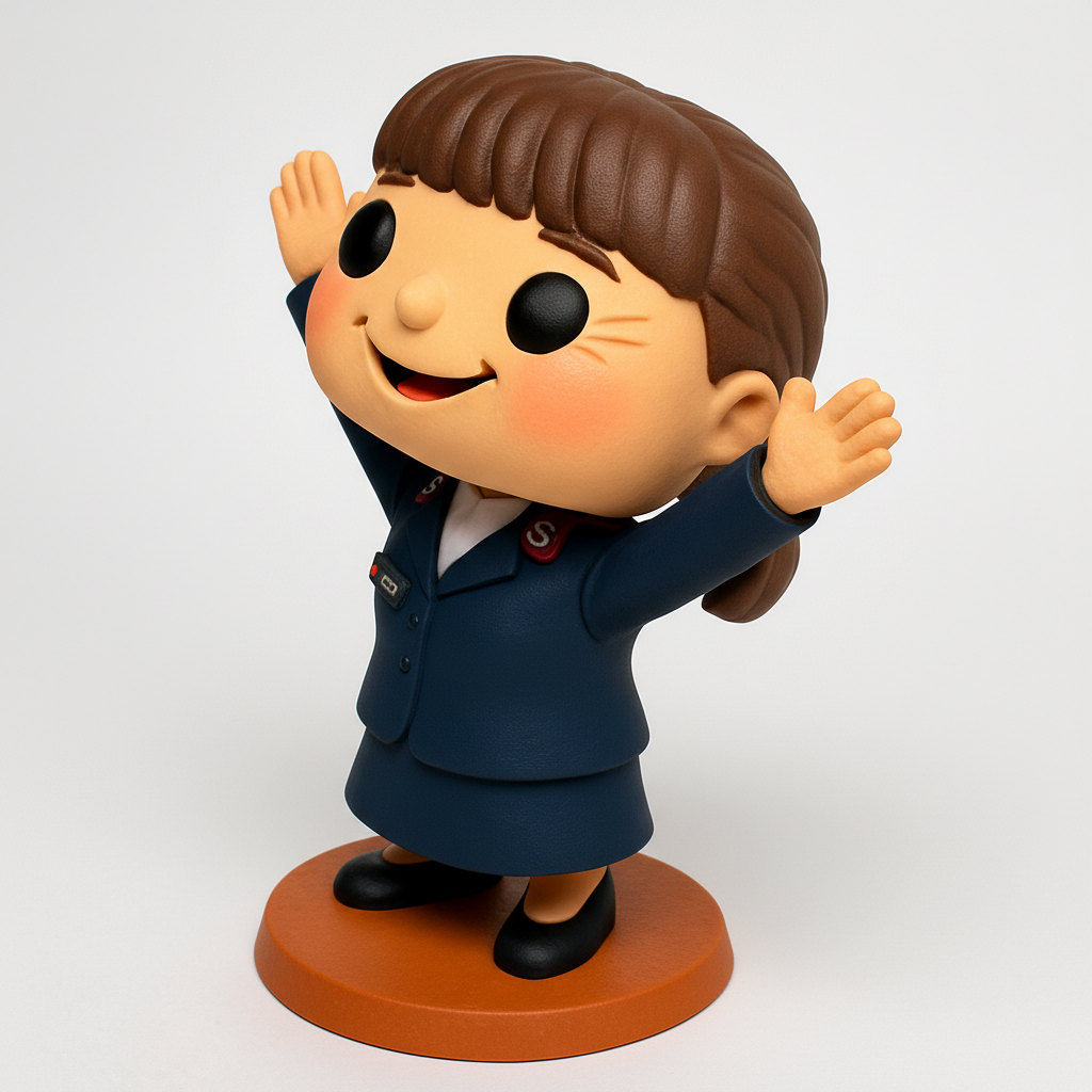 face anatomy 3d model-create 3d face model from photo_Uplifting Salvation Army Officer Figurine