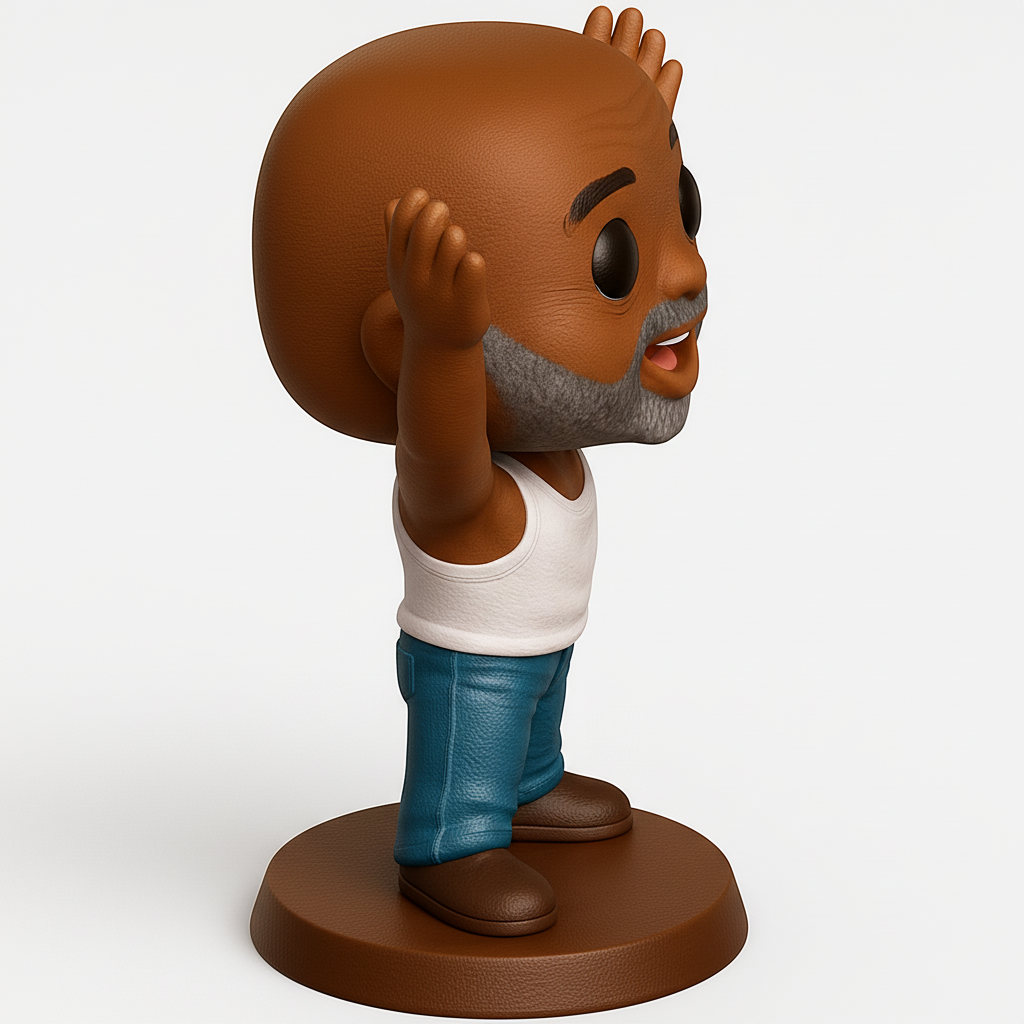 face to 3d model ai-3D portrait printing from photo_Cheerful Pop Style Figure: Celebrate & Display!