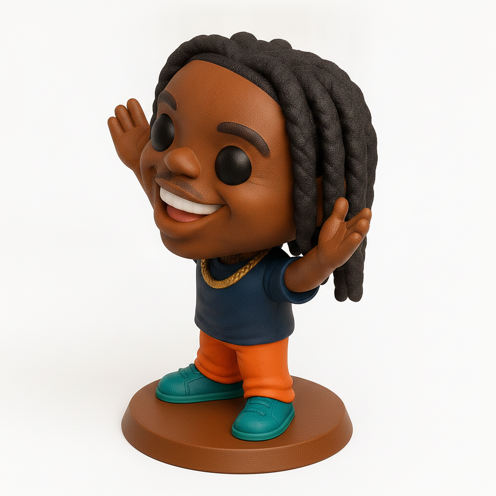 face anatomy 3d model-create 3d face model from photo_Future-Inspired Hip Hop Star Collectible Figure