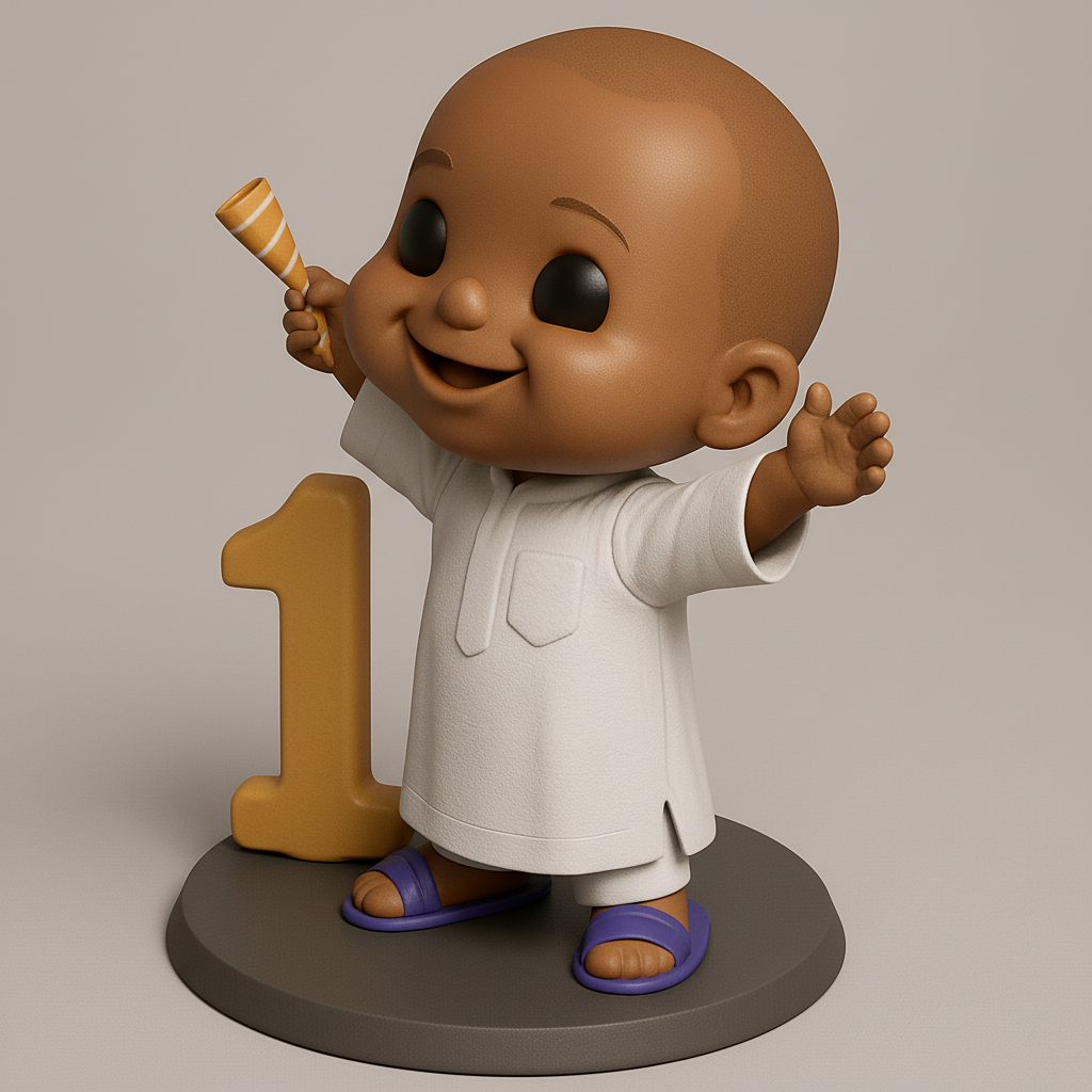 face anatomy 3d model-create 3d face model from photo_Joyful Baby's 1st Birthday Keepsake