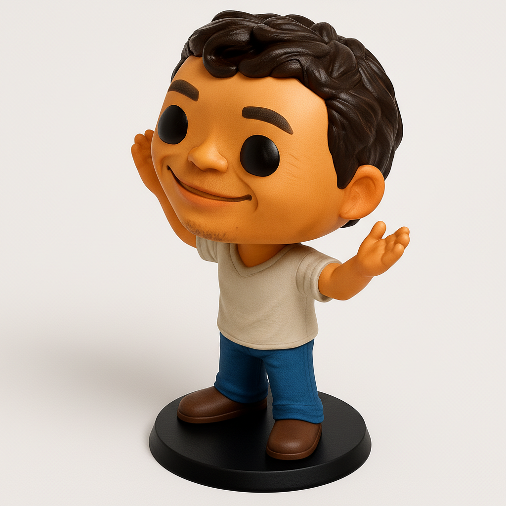 face to 3d model ai-3D portrait printing from photo_Friendly Bobblehead Character for Your Desk!
