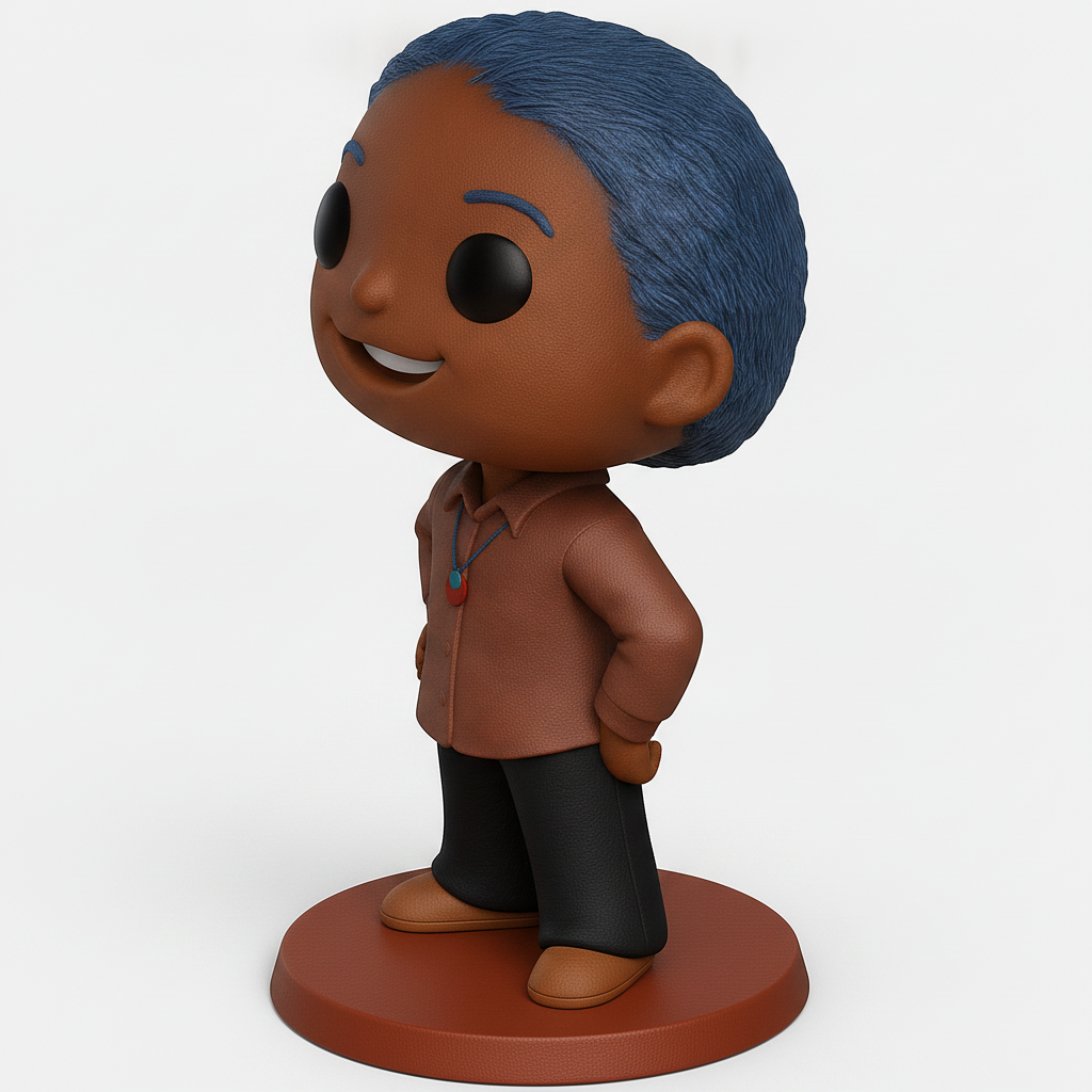 face to 3d model ai-3D portrait printing from photo_Empowering Leader Figurine: Inspire Your Workspace!