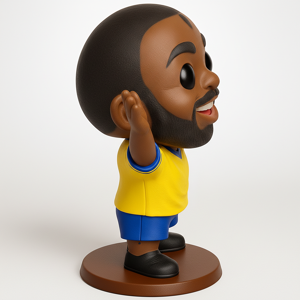 face anatomy 3d model-create 3d face model from photo_Joyful Fan Collectible: Smile & Celebrate!