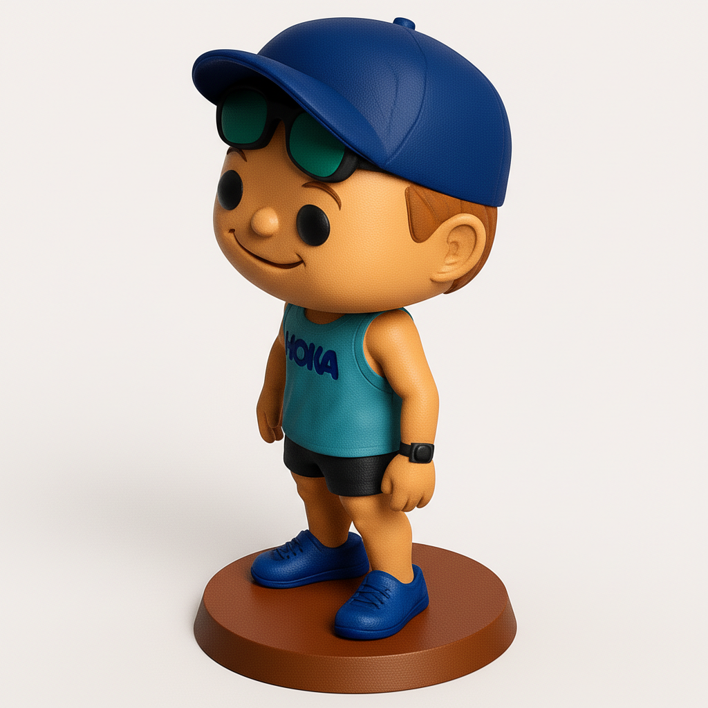 face to 3d model ai-3D portrait printing from photo_HOKA Runner Fan Collectible 3D Model - Print Your Hero!