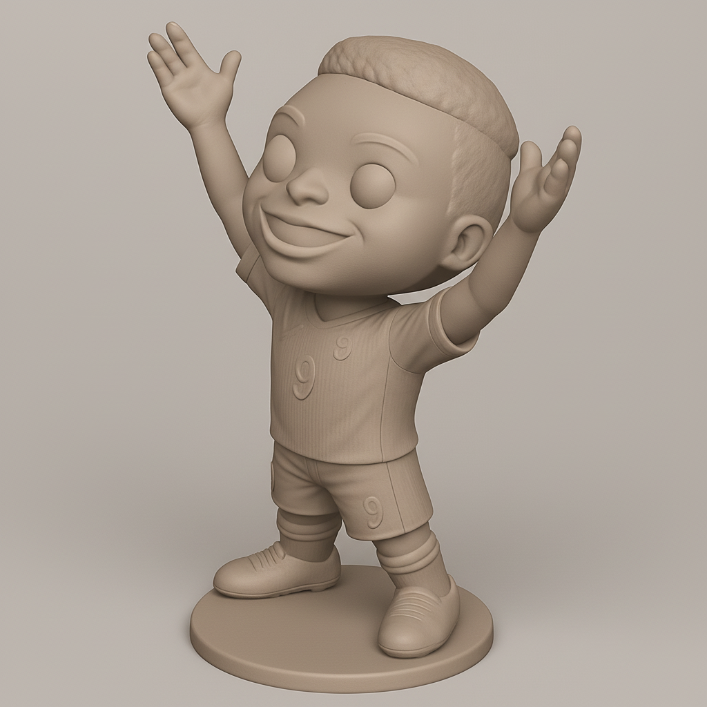 face anatomy 3d model-create 3d face model from photo_Score Big with This Chibi Soccer Hero Print!