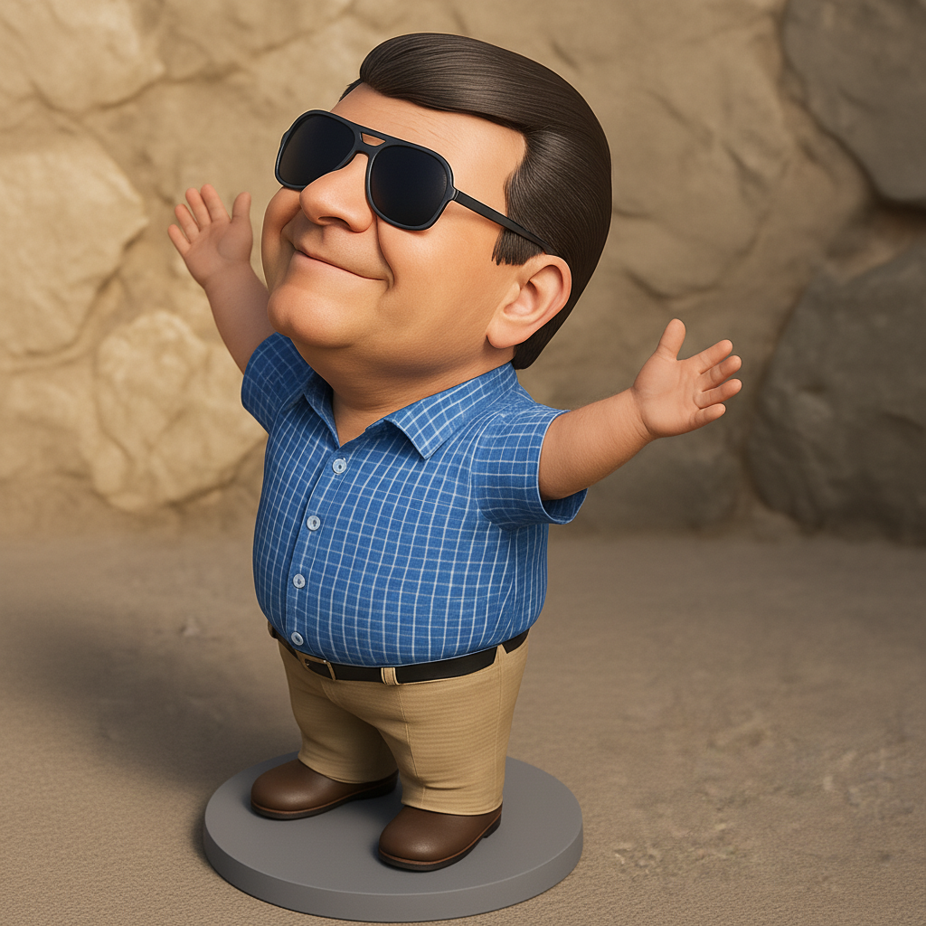 face anatomy 3d model-create 3d face model from photo_Sunny Outlook Figurine: Embrace Joy & Optimism