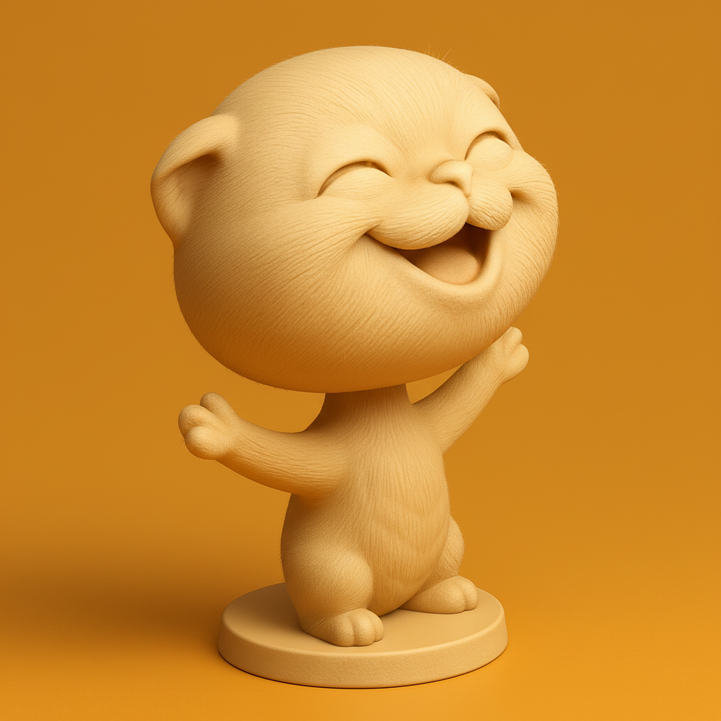 face anatomy 3d model-create 3d face model from photo_SHACHI Cat Figurine for Your Desk