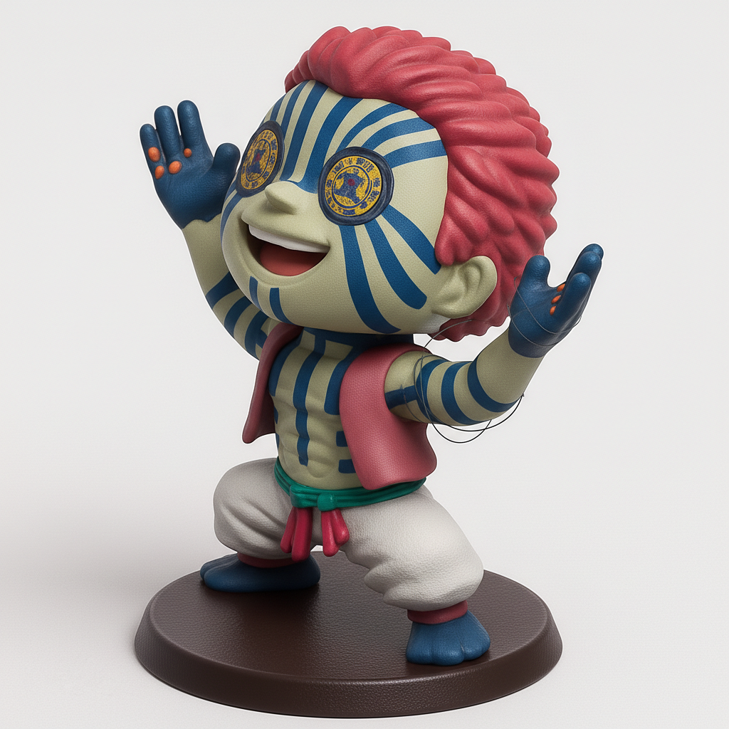 face anatomy 3d model-create 3d face model from photo_Akaza Chibi Figure