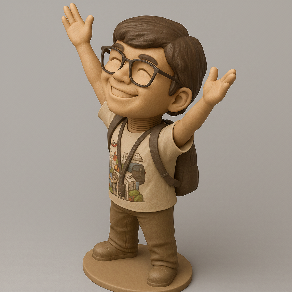 silhouette 3d printer maker-3d portrait printing_The Pursuit of Happiness 