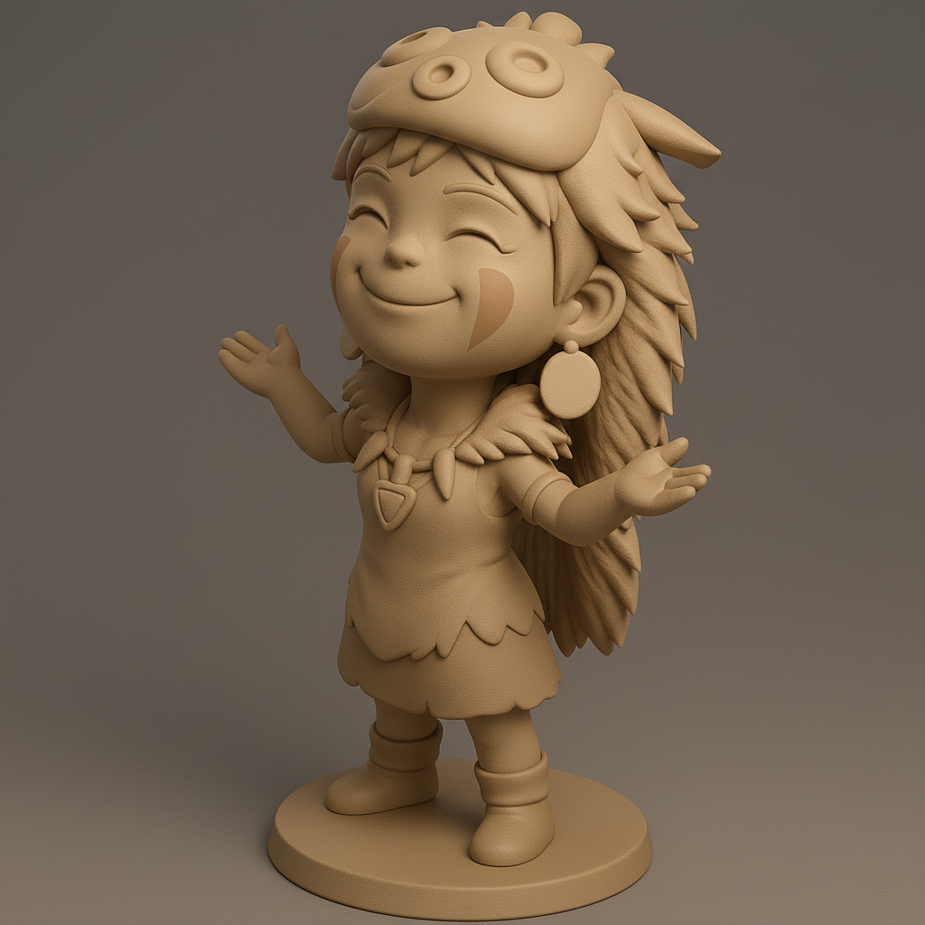 face anatomy 3d model-create 3d face model from photo_Whimsical Adventure Figure for Your Collection