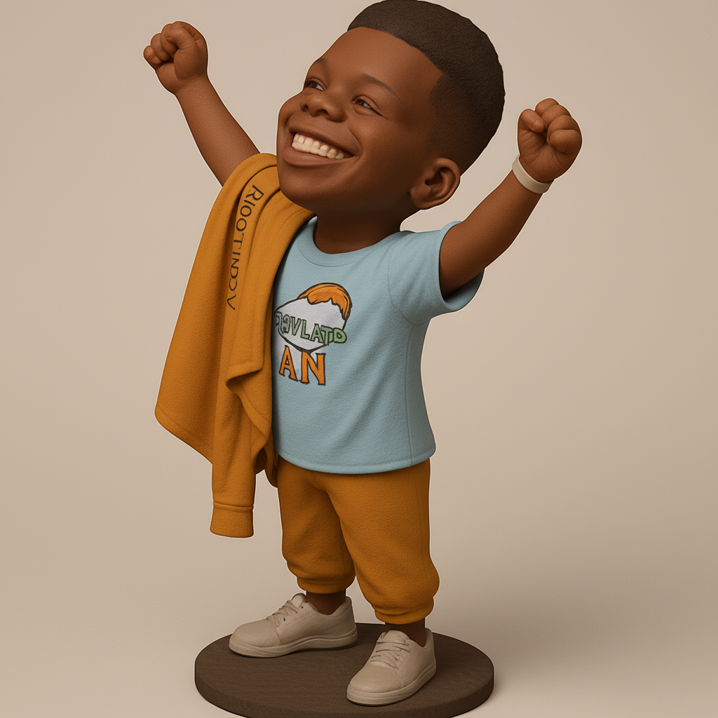 face anatomy 3d model-create 3d face model from photo_Cheerful Kid Figure - Bring a Smile to Your Space!