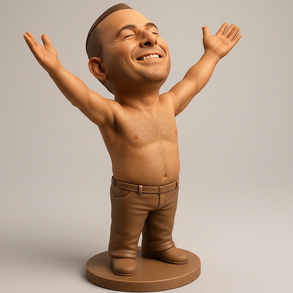face anatomy 3d model-create 3d face model from photo_Spread Happiness: 3D Printable Joyful Pose