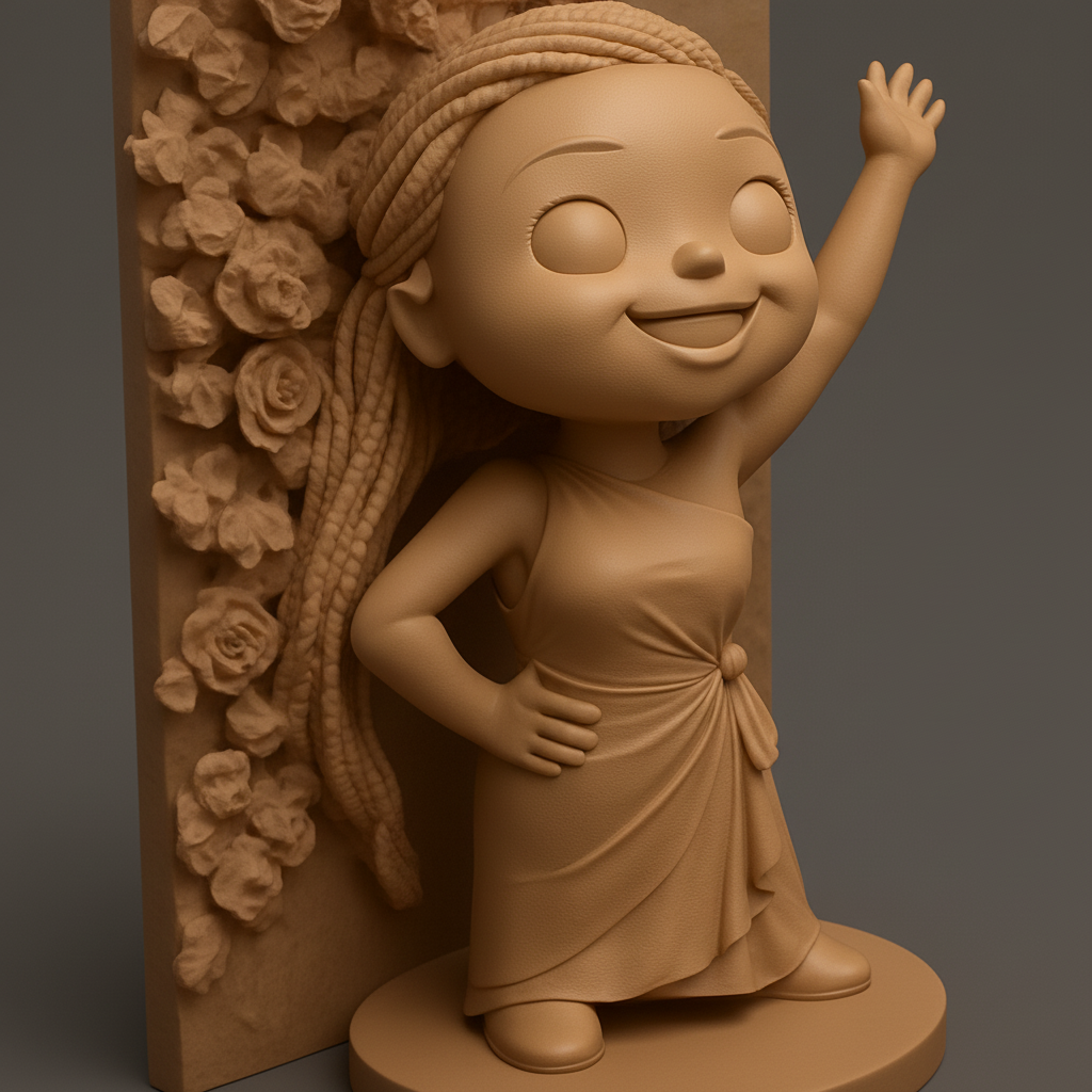 face anatomy 3d model-create 3d face model from photo_Black Goddess 