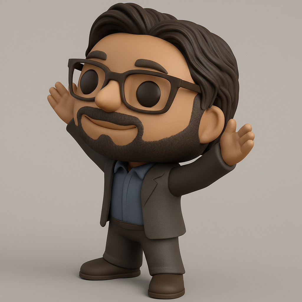 face to 3d model ai-3D portrait printing from photo_Customizable Funko-Style Business Man Collectible