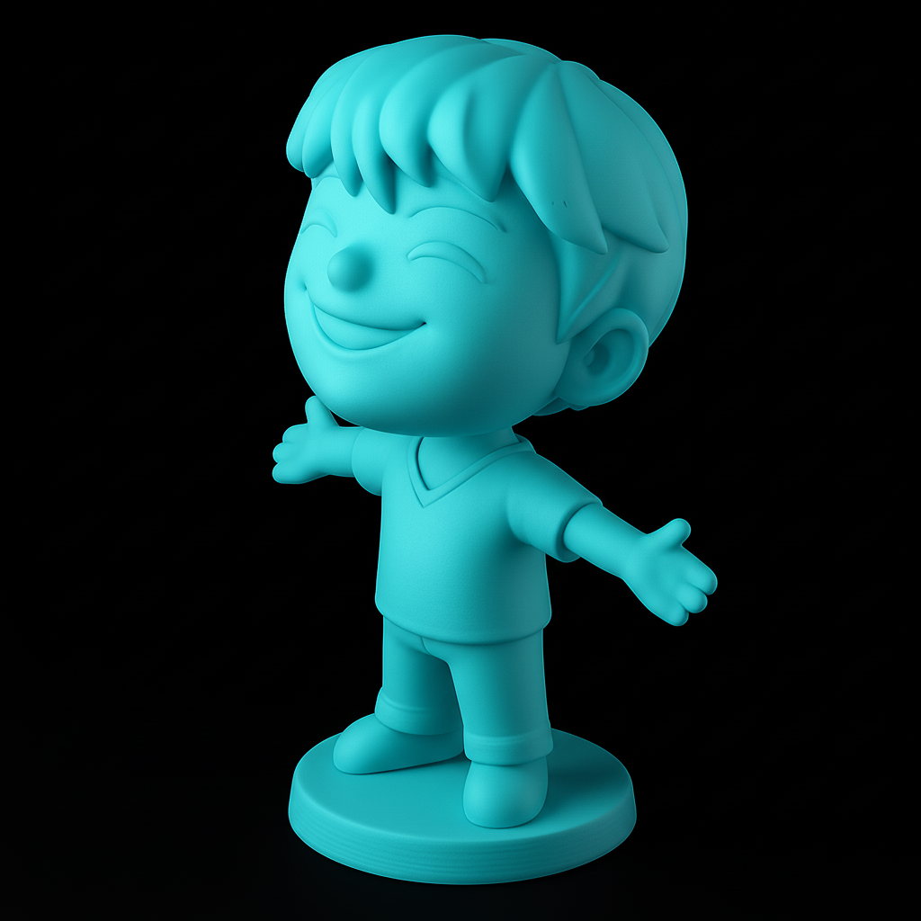 face anatomy 3d model-create 3d face model from photo_Happy Hugging Boy Figurine - Share the Joy!