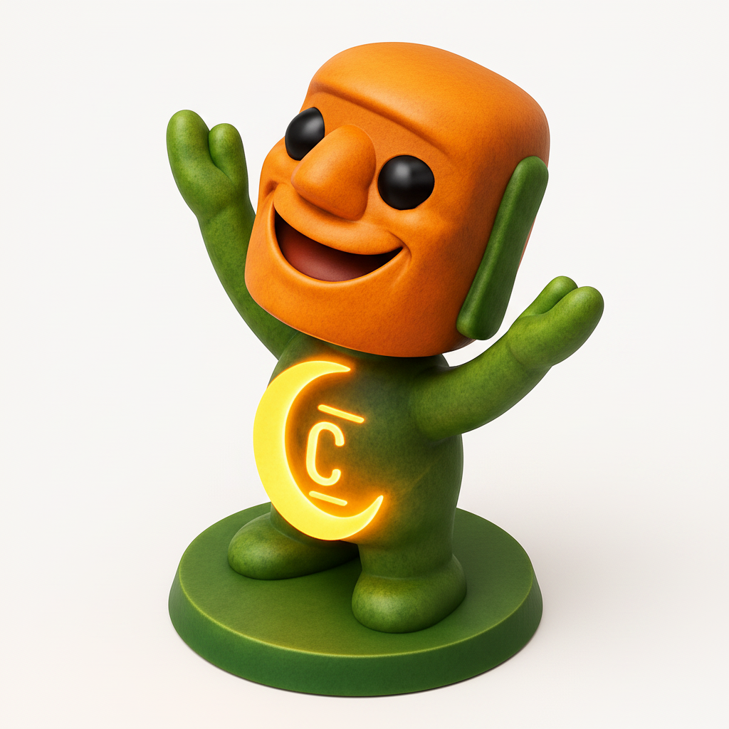 face anatomy 3d model-create 3d face model from photo_Radiant 'C' Character – Print Your Own Lucky Charm!