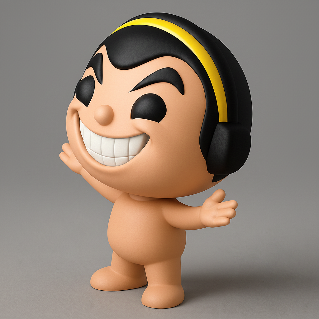 face to 3d model ai-3D portrait printing from photo_Smiling Headphone Pal 3D Print - Bring Joy to Your Desk!