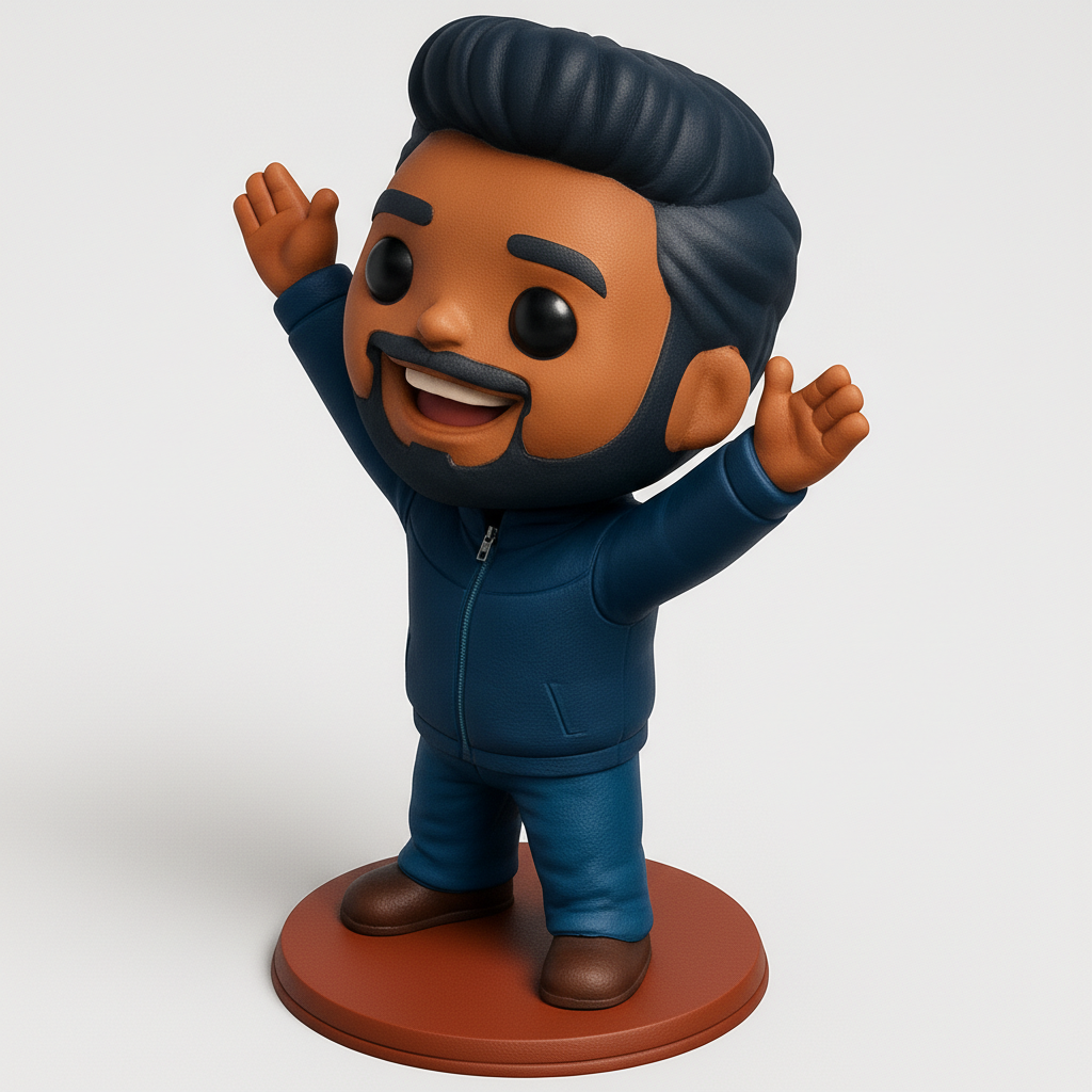 face anatomy 3d model-create 3d face model from photo_Cheers! Happy Man Figure for Desk Decor