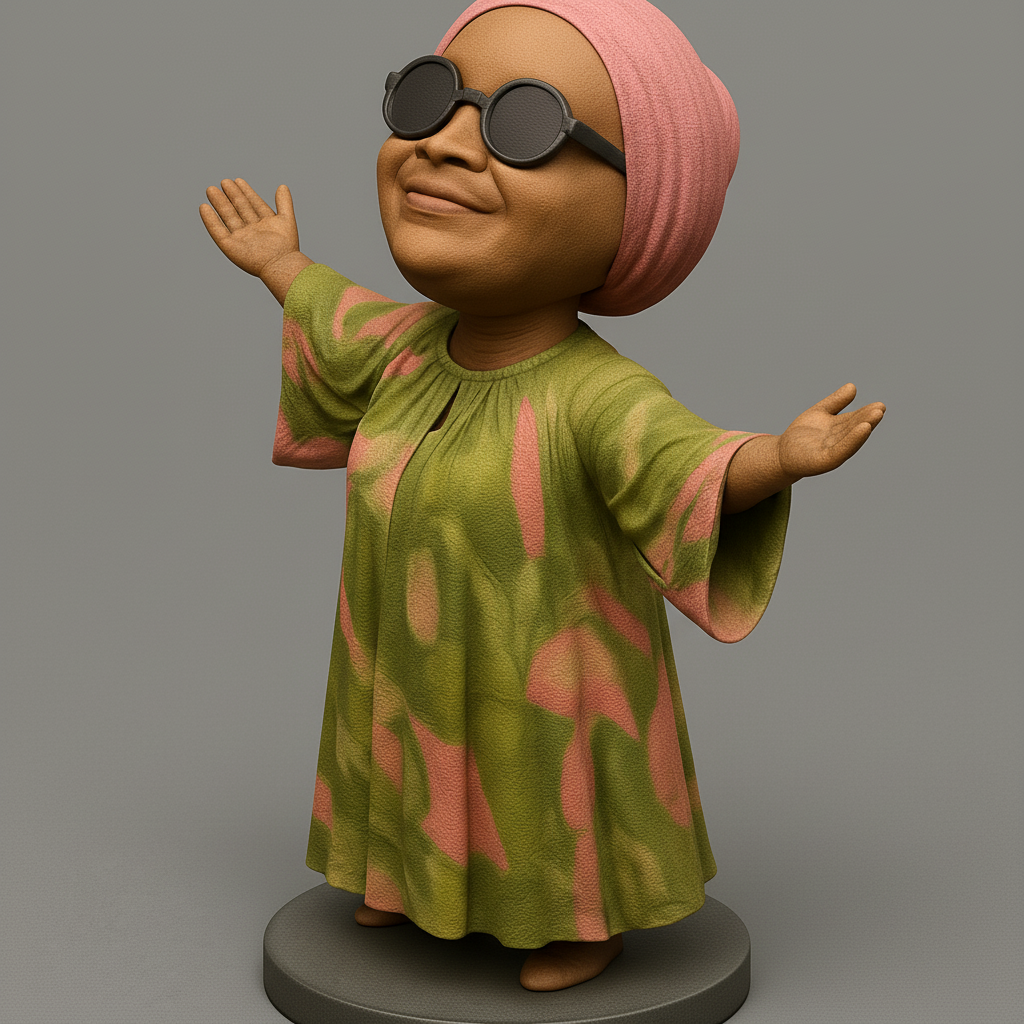 face anatomy 3d model-create 3d face model from photo_Empowering 'Open Arms' Figurine: Celebrate Joy & Welcome