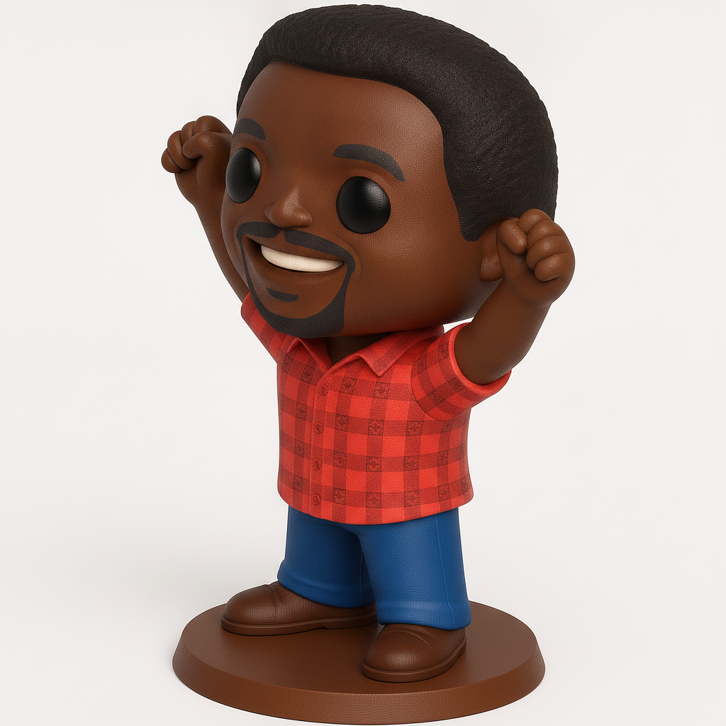 face anatomy 3d model-create 3d face model from photo_Victorious Smile Figurine: Your Cheerful Desk Companion
