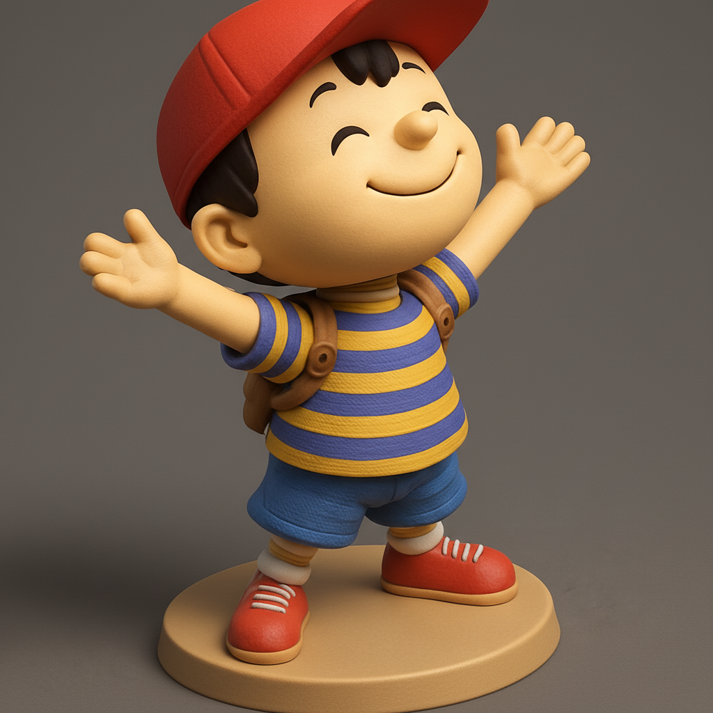 face anatomy 3d model-create 3d face model from photo_Joyful Adventure Kid Figure