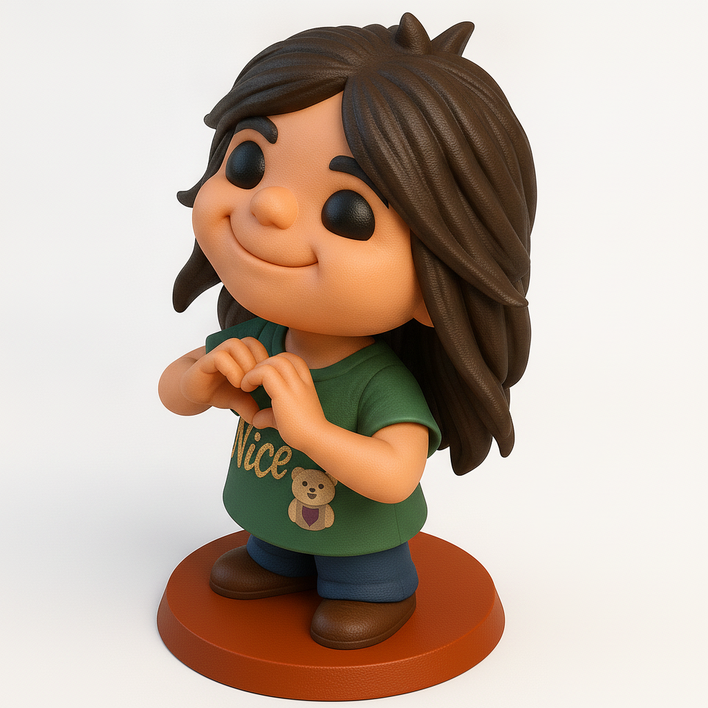 face to 3d model ai-3D portrait printing from photo_Joyful Heart Hands Figure: Spread Smiles with This Print!