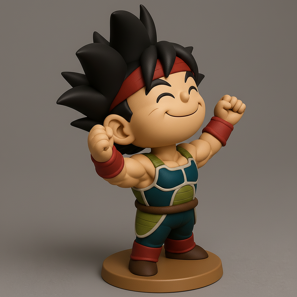 silhouette 3d printer maker-3d portrait printing_Heroic Pose Character Model