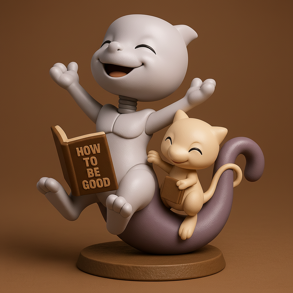 silhouette 3d printer maker-3d portrait printing_Joyful Reading Companions Figurine