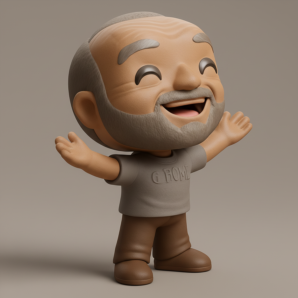 face anatomy 3d model-create 3d face model from photo_Cheery G HOME Figurine - Perfect Desk Companion