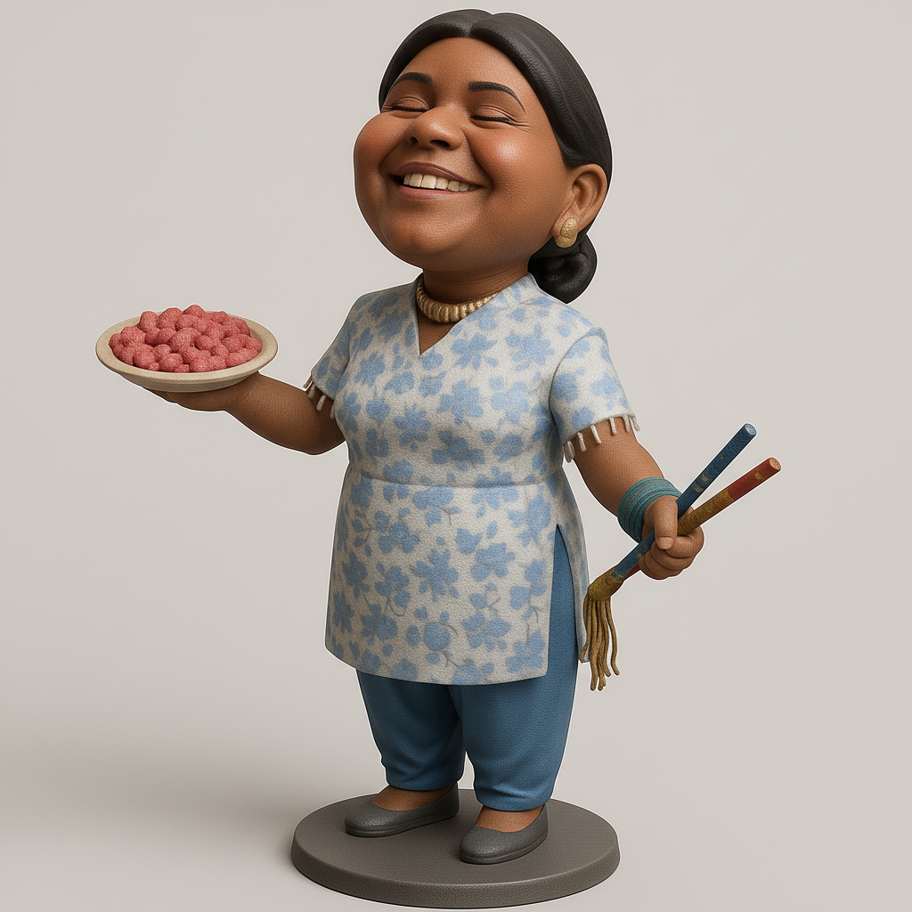 face anatomy 3d model-create 3d face model from photo_Charming Chef Figurine for Food Lovers