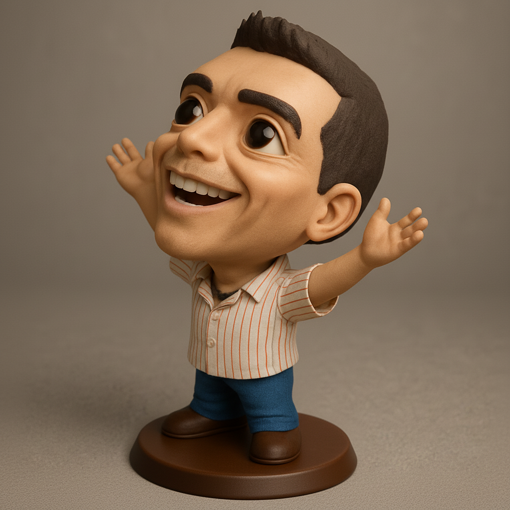 face anatomy 3d model-create 3d face model from photo_Happy Character Figurine - Welcome Joy to Your Desk!