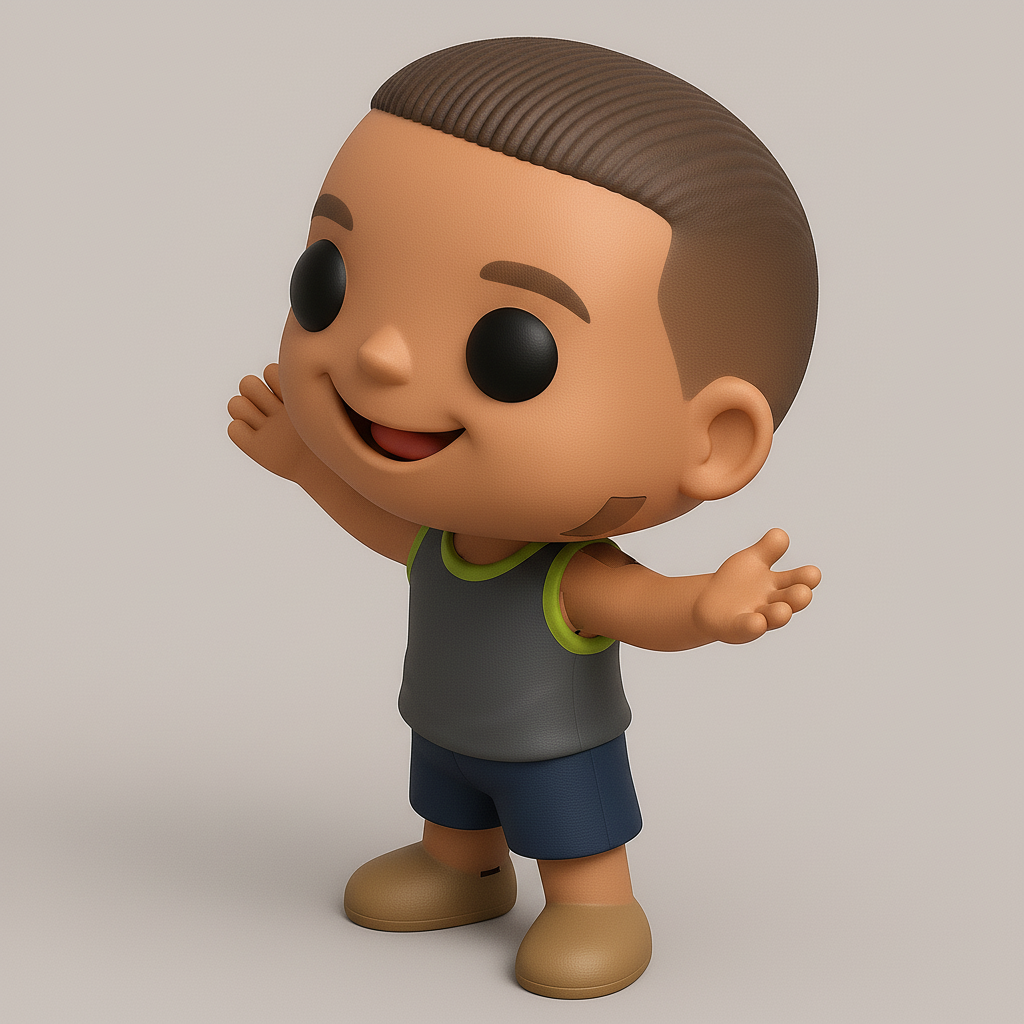 face to 3d model ai-3D portrait printing from photo_Welcoming Chibi Boy Figurine: Print Your Own Friend!