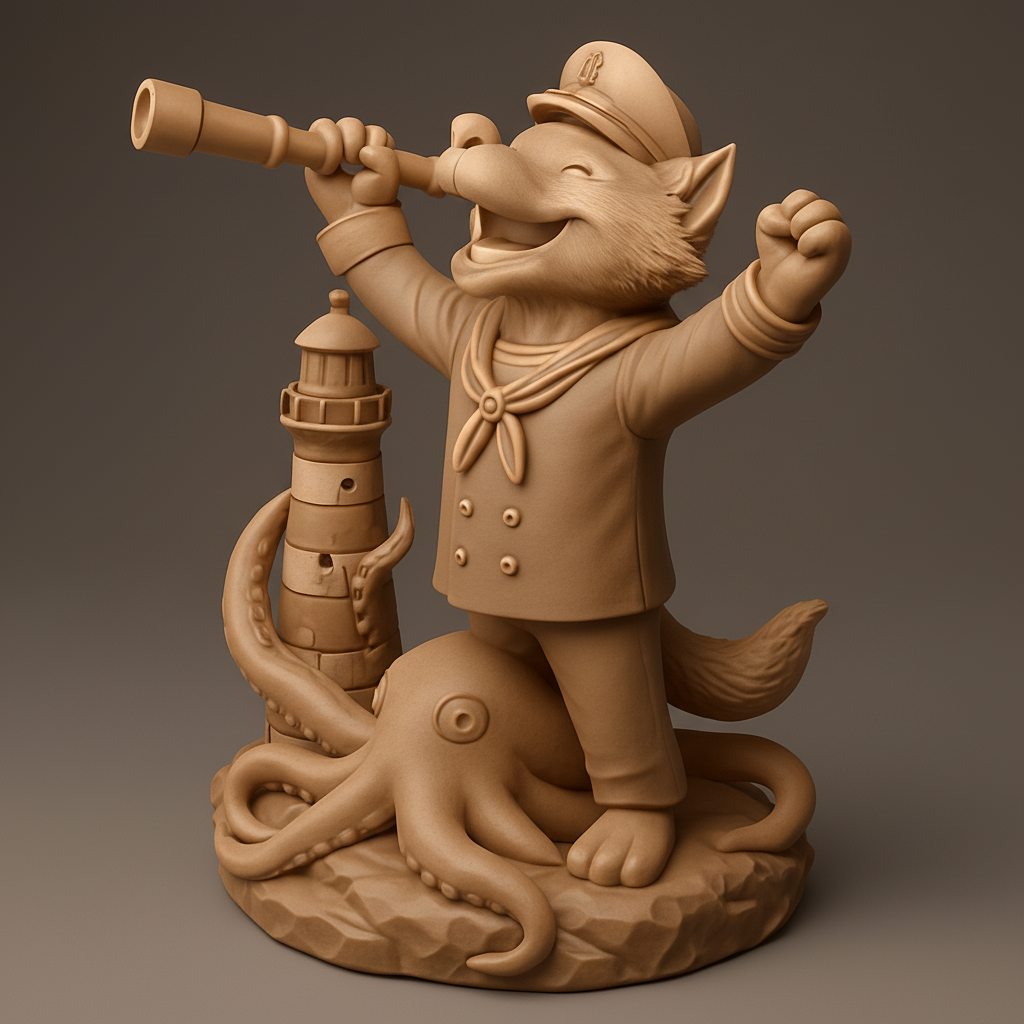 face anatomy 3d model-create 3d face model from photo_Captain Fox's Grand Discovery! Adventure Awaits!