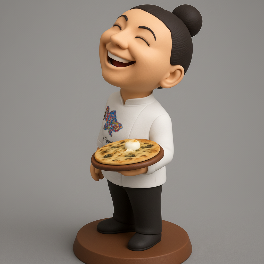 face anatomy 3d model-create 3d face model from photo_Joyful Chef Statue: Perfect for Foodies & Home Decor