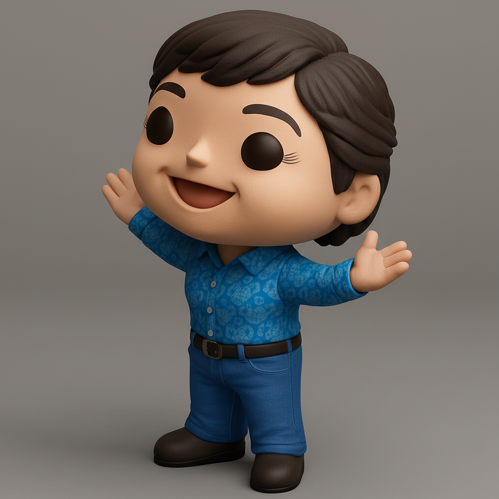 face anatomy 3d model-create 3d face model from photo_Happy Chibi Pal Figurine - Bring Joy to Your Desk!