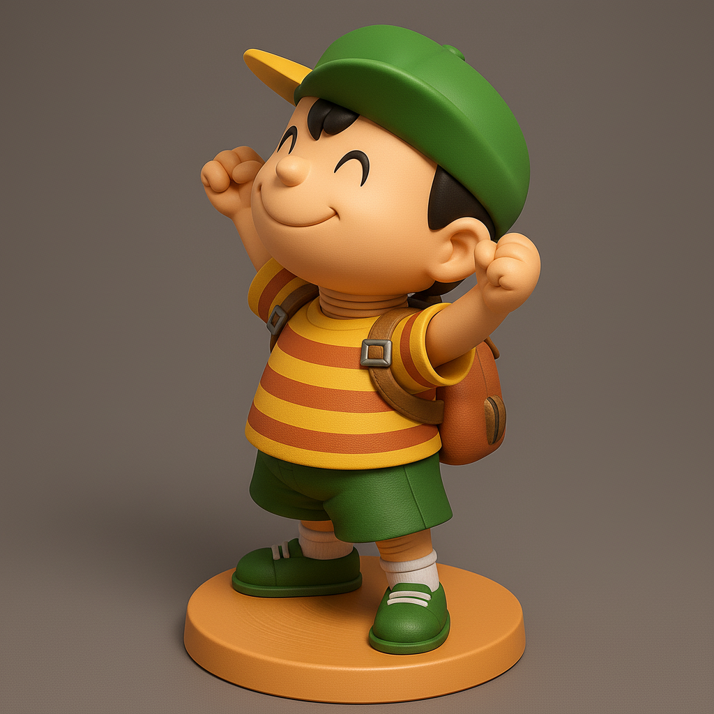 face anatomy 3d model-create 3d face model from photo_Cheerful Adventure Buddy 3D Model