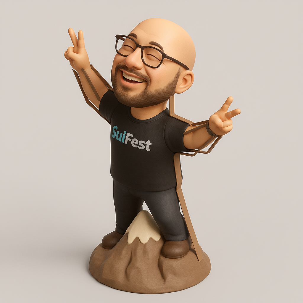 silhouette 3d printer maker-3d portrait printing_Cheerful Adventurer Figurine