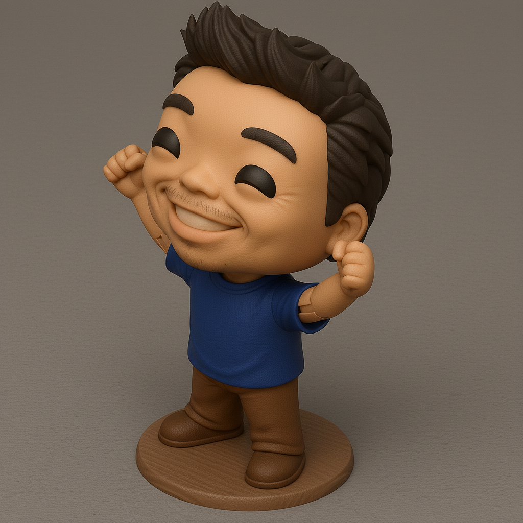 face anatomy 3d model-create 3d face model from photo_Boost Your Mood! Victorious Chibi Figurine