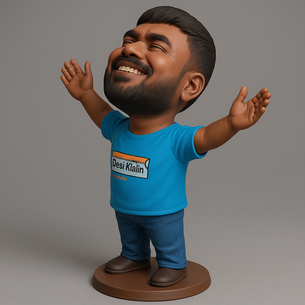 face anatomy 3d model-create 3d face model from photo_Joyful Desi Kalin Figurine